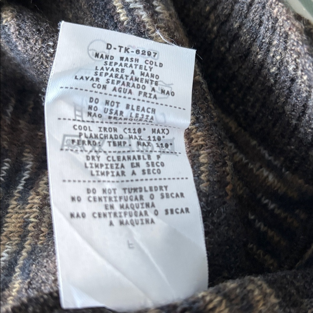Zegna Lightweight Wool Blend V-Neck in an Earthy Multi-Tonal Knit - Size 50/M - Picture 13 of 14